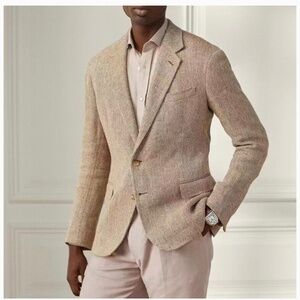 RALPH LAUREN PURPLE LABEL Men's Glenn Herringbone Sport Jacket